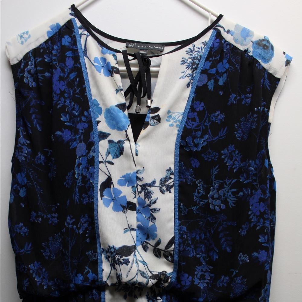 Sleeveless Floral Dress